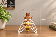 Honey bee - 3d papercraft, a Card Template by PAPER amaze (Thumbnail 1 of 3)