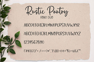 Rustic Pantry Font