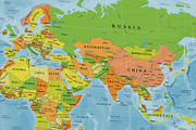 World Map Poster Bundle with Flags, an Education Illustration by AdrianDragne (Thumbnail 11 of 11)