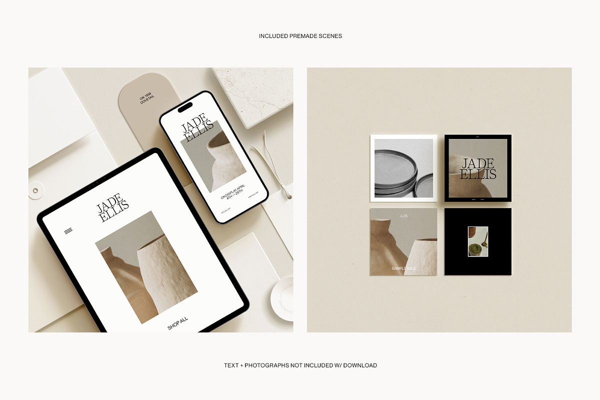 Moodboard + Device Mockup Kit, an Advertising Mockup by October November (Photo 10 of 15)