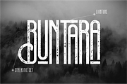 Buntara Typeface, a Sans Serif Font by Aksara Typefoundry (Thumbnail 5 of 6)