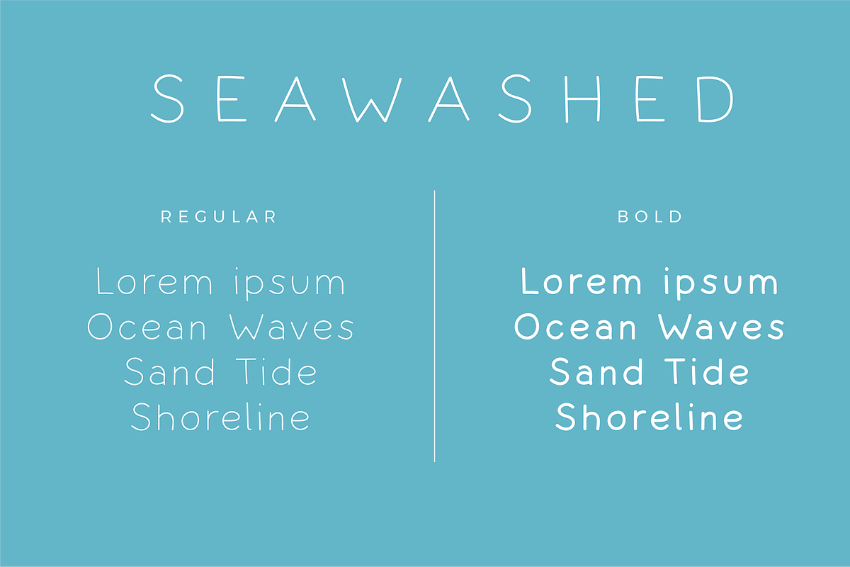 Seawashed - A Handwritten Sans Serif, a Sans Serif Font by Vanem Studio (Photo 2 of 7)