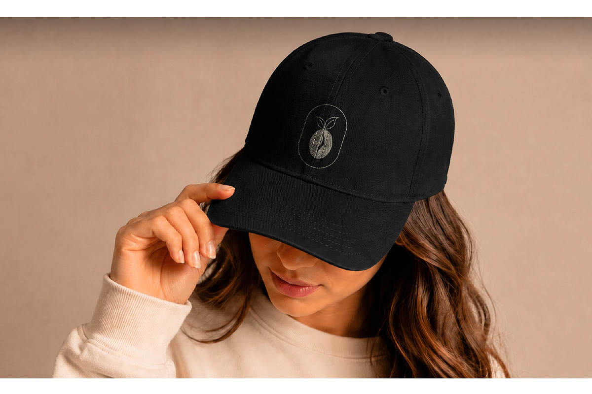 Logo Embroidery Cap Mockup, a Hat Mockup by studiogstock (Photo 2 of 2)