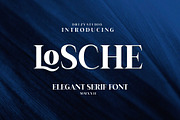 Losche, a Font by Drizy (Thumbnail 1 of 10)
