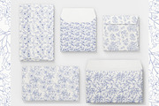 Line Art Vintage Seamless Patterns, a Pattern Graphic by ON_lineart_store (Thumbnail 4 of 10)
