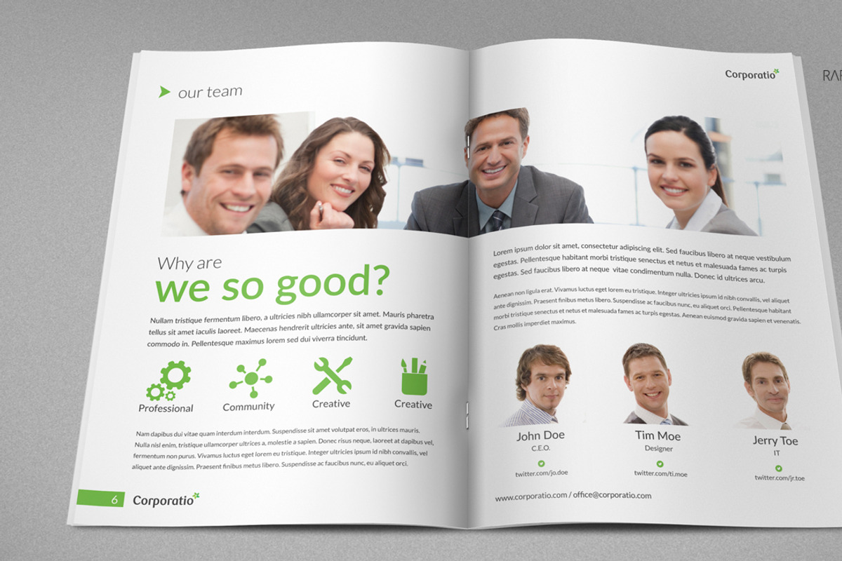 Business_Solution_A4_brochure, a Brochure Template by buttonpl (Photo 2 of 4)