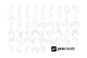 Clothing Headwear Set 1 Procreate