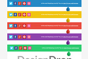 Flat Newsletter Template, a Websites & App Template by Crazyleaf (Thumbnail 1 of 5)
