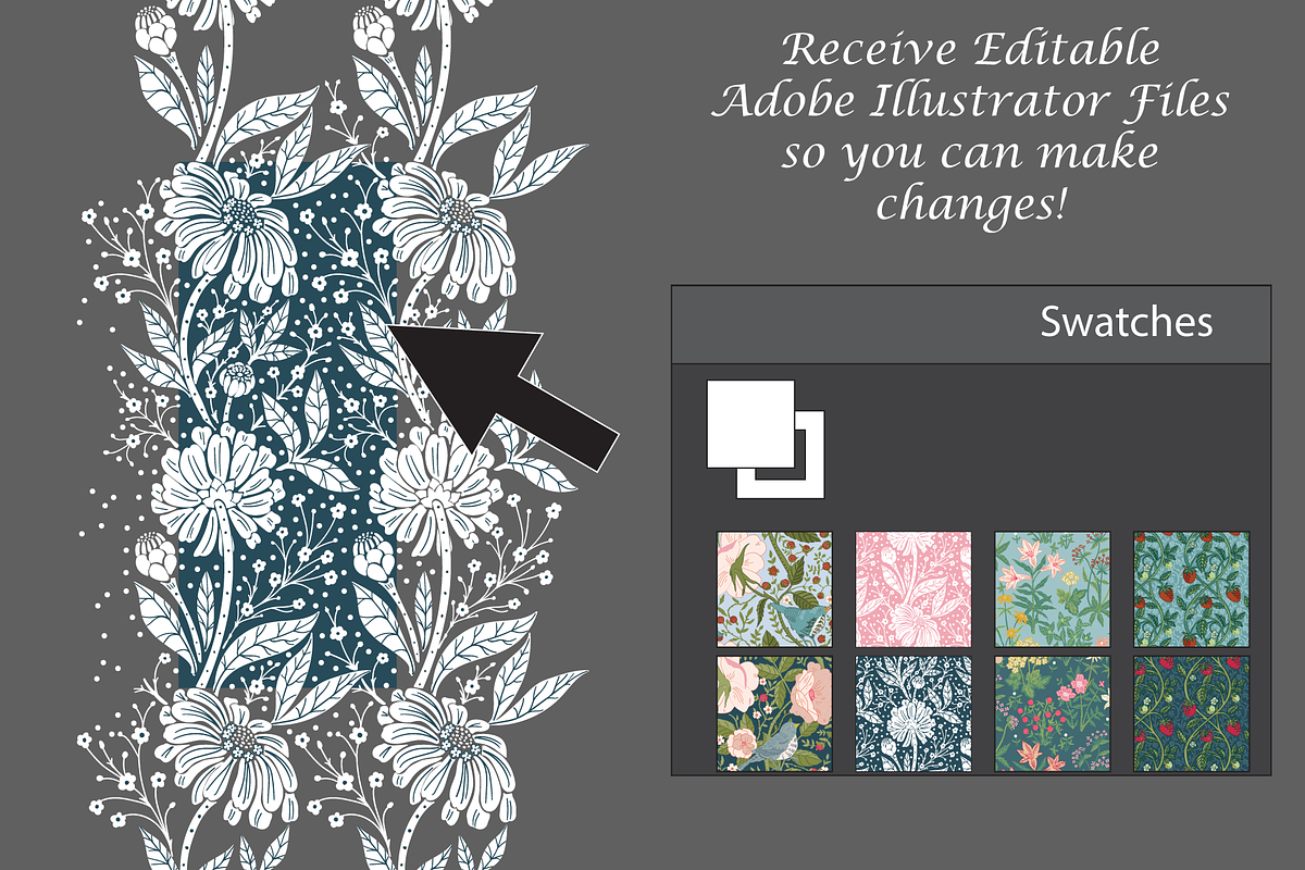 William Morris Pattern Pack Spring, a Pattern Graphic by RachelStudio (Photo 7 of 10)