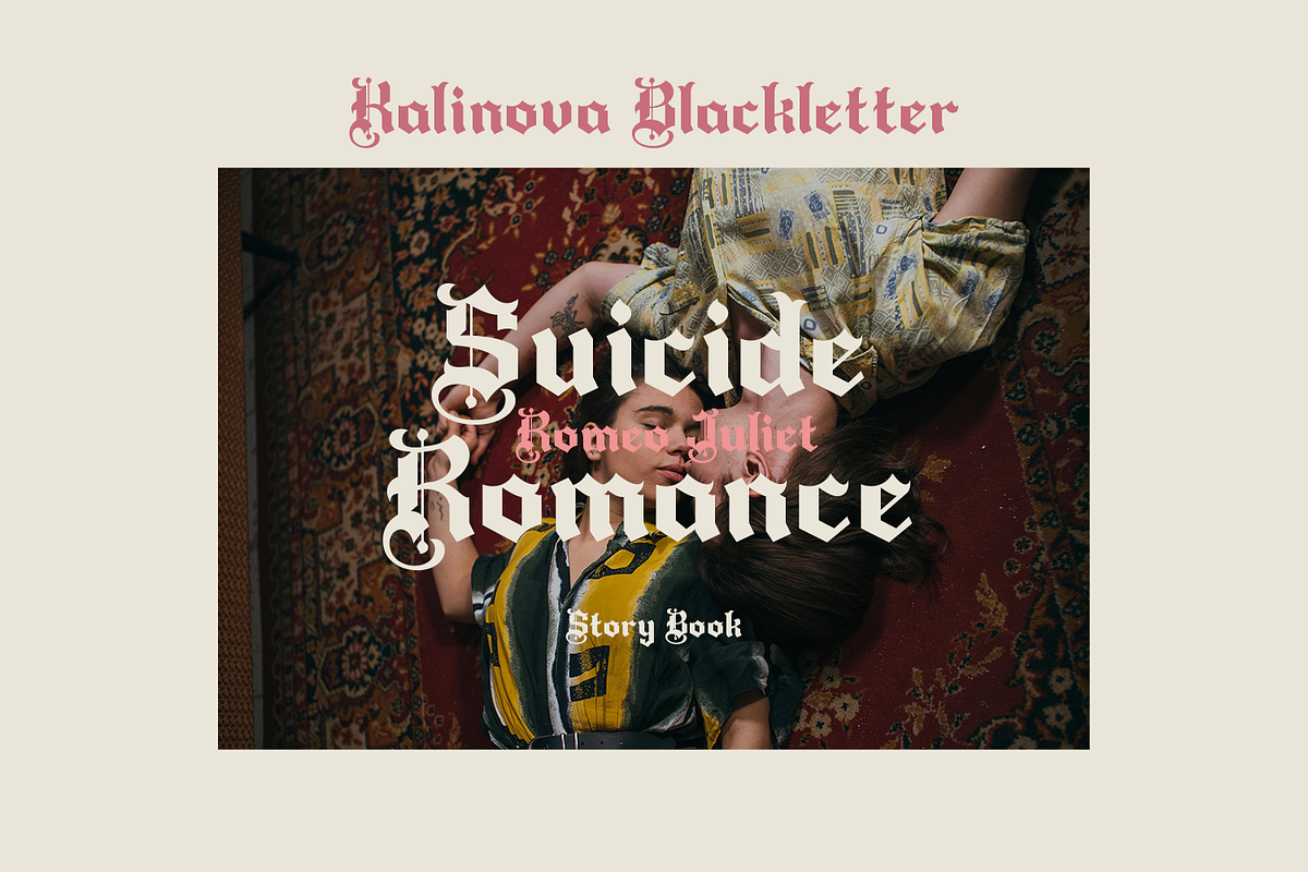 Kolinova Blackletter, a Blackletter Font by madeDeduk (Photo 3 of 9)