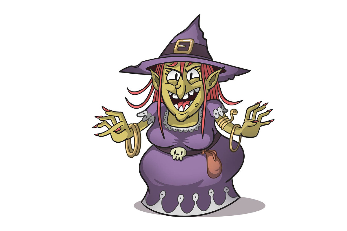 Witch, an Illustration by Cartoon Shop (Photo 1 of 5)