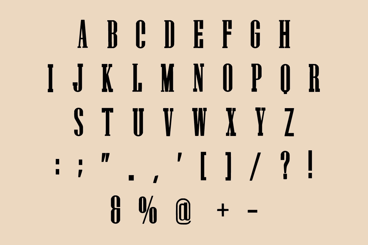 THE BEACH, a Serif Font by Fourteen Letter (Photo 4 of 8)