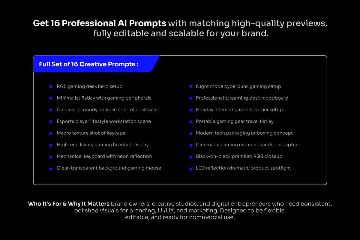 Gaming Gear AI Prompt, a Technology Photo by cidcud_graphic (Photo 2 of 2)