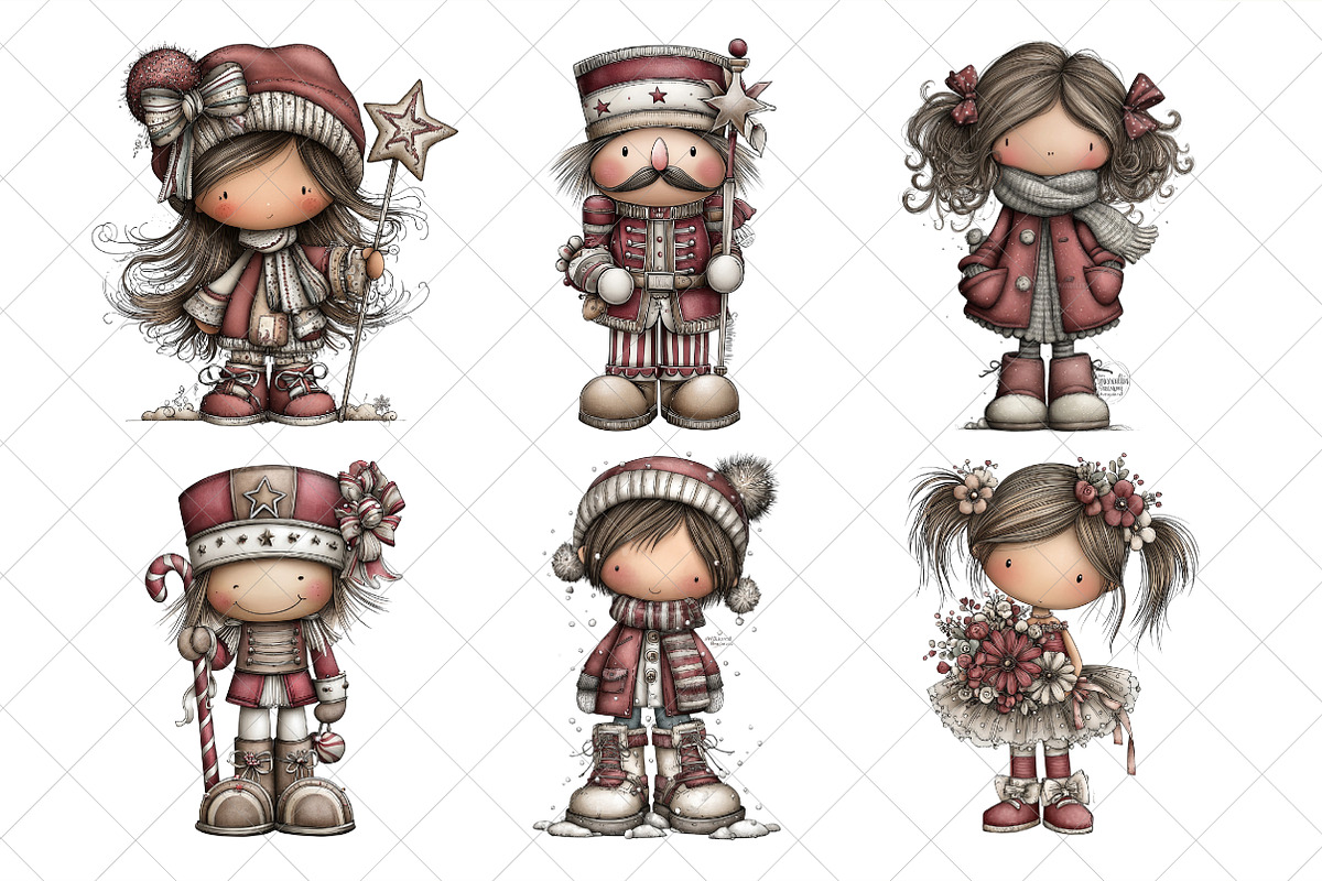 Whimsical Christmas Nutcracker PNG, an Illustration by SinaCreation (Photo 3 of 7)