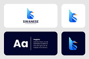 Gradient Modern Swan Logo Design, a Branding & Logo Template by Artnivora.Std (Thumbnail 1 of 4)