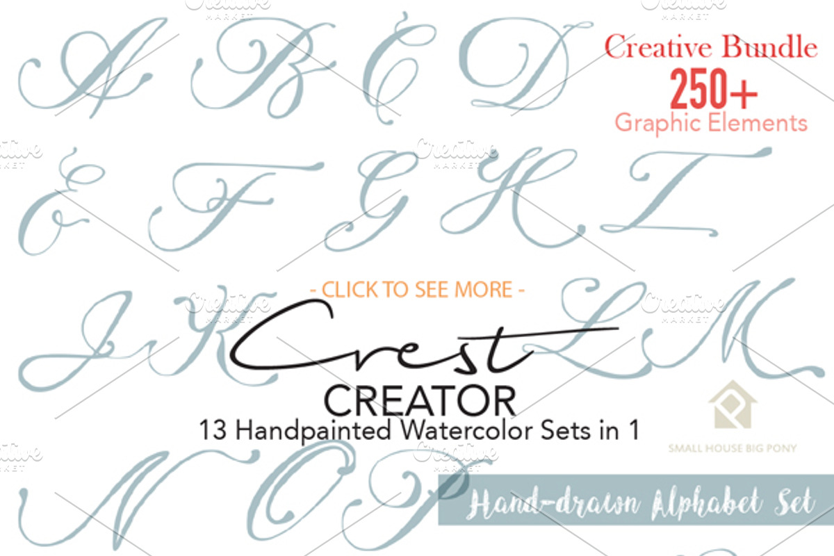 Crest Creator - Creative Bundle Set, an Illustration by SmallHouseBigPony (Photo 18 of 23)
