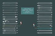 Perfect Pencil Illustrator Brushes, a Brush Add-On by MarkieAnn Creative (Thumbnail 5 of 8)