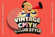 Halftone Print Effect CMYK Newspaper, a Texture Graphic by Avelina Studio (Thumbnail 3 of 4)