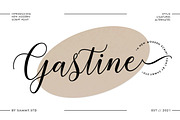 Gastine Script, a Script Font by Sammy Std (Thumbnail 1 of 15)