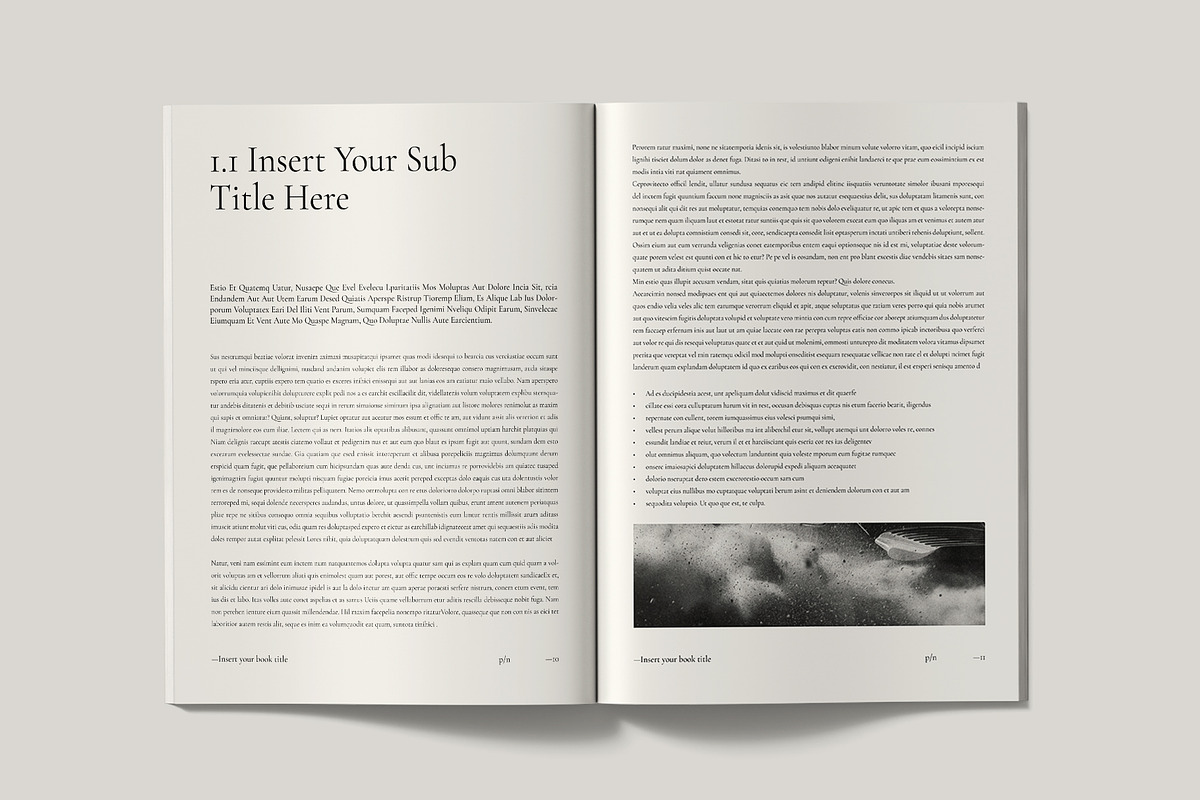 Book Title Layout Design Template, a Brochure Template by ArtisanaAura (Photo 5 of 21)