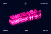 Signal Neon Distortion Effect, a Graphic by Divided.co (Thumbnail 1 of 4)