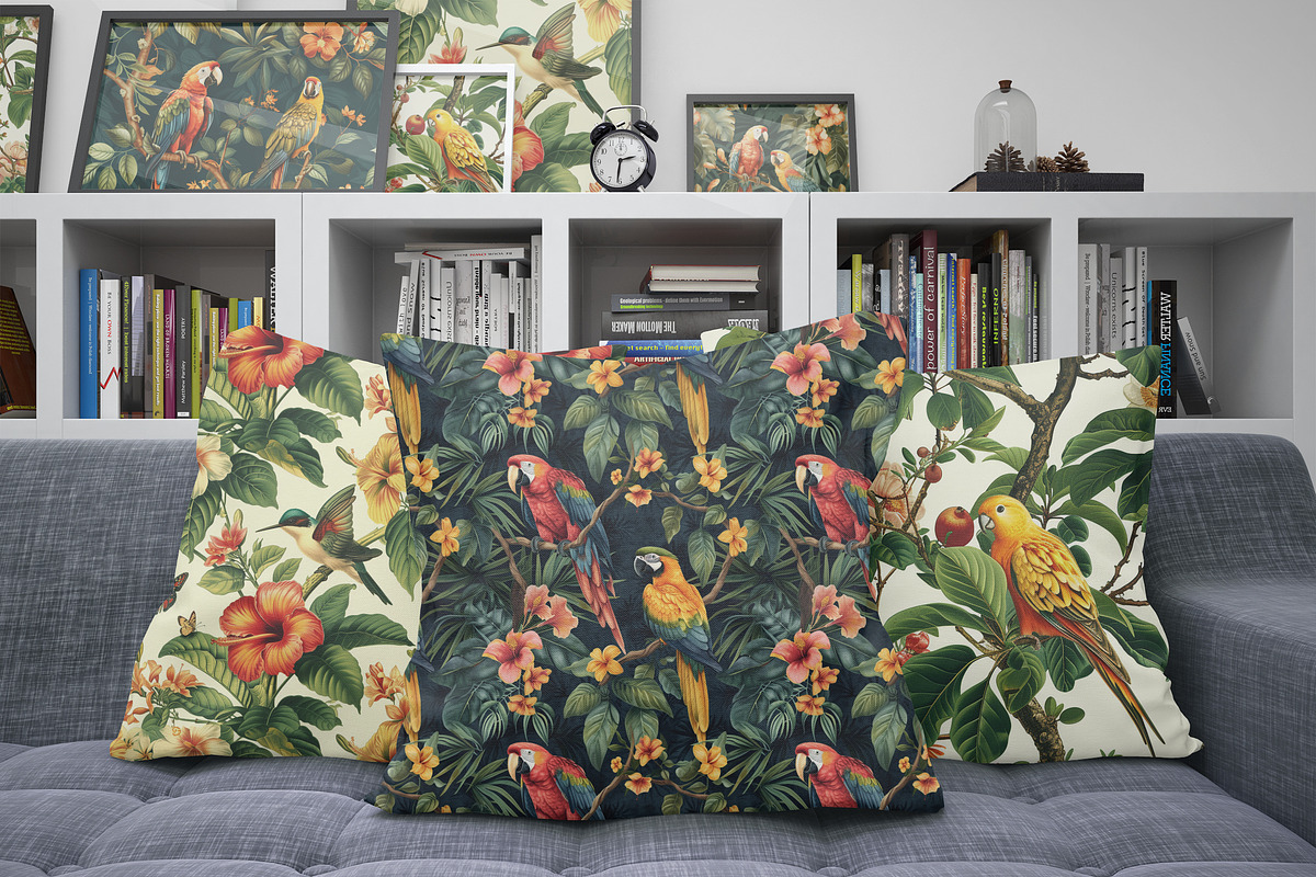 Chinoiseries Toile Seamless Patterns, a Pattern Graphic by Olya Creative (Photo 3 of 25)