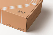 Courier Box Mockup, a Product Mockup by MockupCraft (Thumbnail 4 of 4)