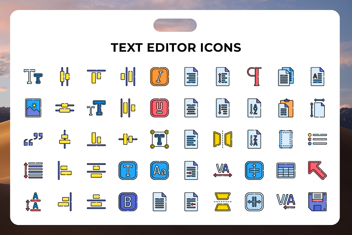 Text Editor Icons, an Icon by Wencory