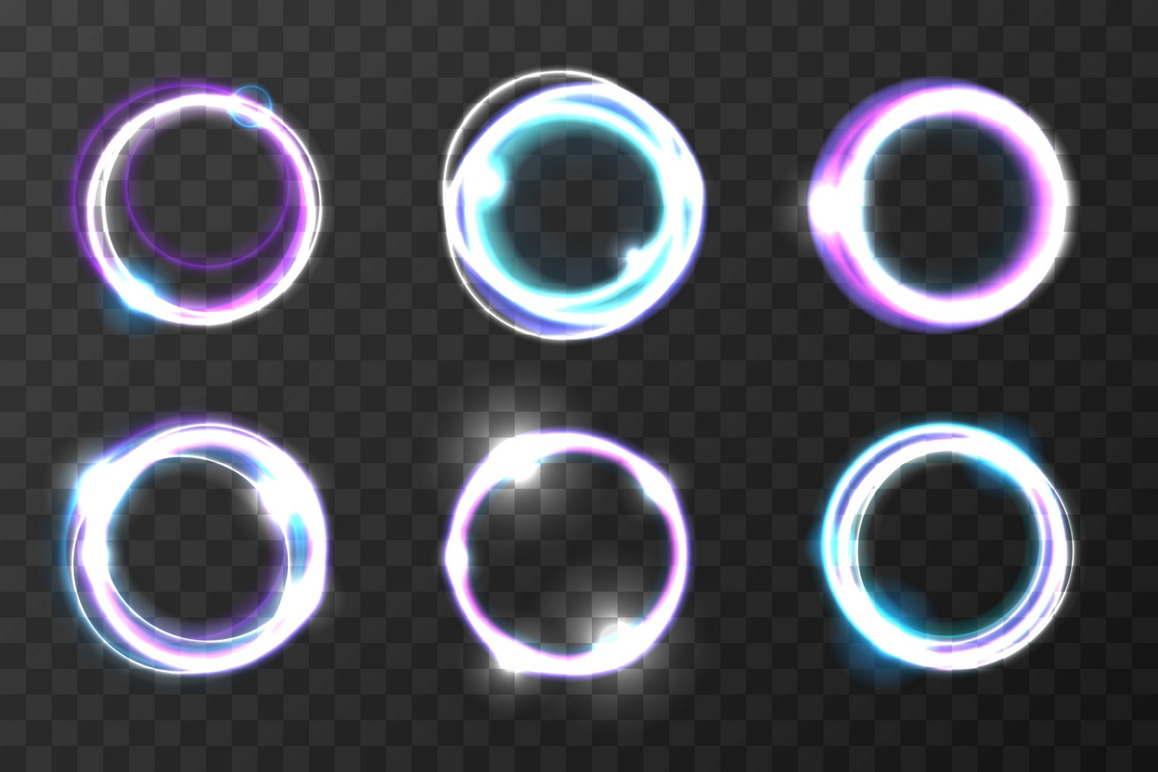 Explosion burst rings illustration, a Decorative Illustration by ...