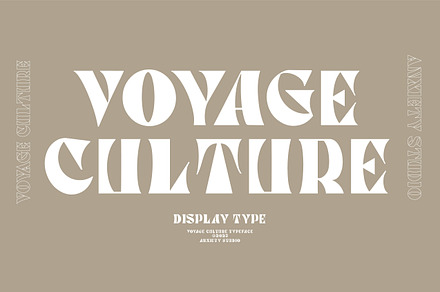 VOYAGE - CULTURE DISC 50% OFF, a Sans Serif Font by Anxiety Studio