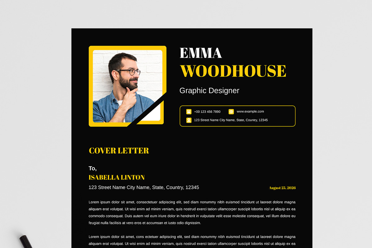 Resume Template Design, a Resume Template by MightyDesign (Photo 2 of 8)