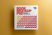 Square Book Hardcover Mockup Set, a Print Template by Deeplab (Thumbnail 15 of 20)