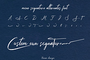 Mine Signature handwritten Font, a Handwritten Font by Tanondesign (Thumbnail 5 of 6)