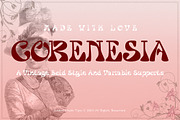 Corenesia, a Serif Font by Lemon Studio Type (Thumbnail 1 of 5)
