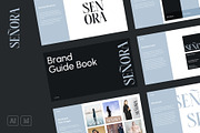 Senora - Brand Guidebook Template, a Branding & Logo Template by Hamdi Designs (Thumbnail 1 of 12)