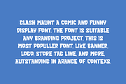 Glash Maunt - Comic Font, a Sans Serif Font by Iqsiart Studio (Thumbnail 2 of 7)