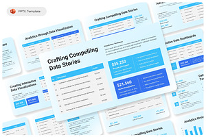 Data Visualization PowerPoint, a Presentation Template by Premast