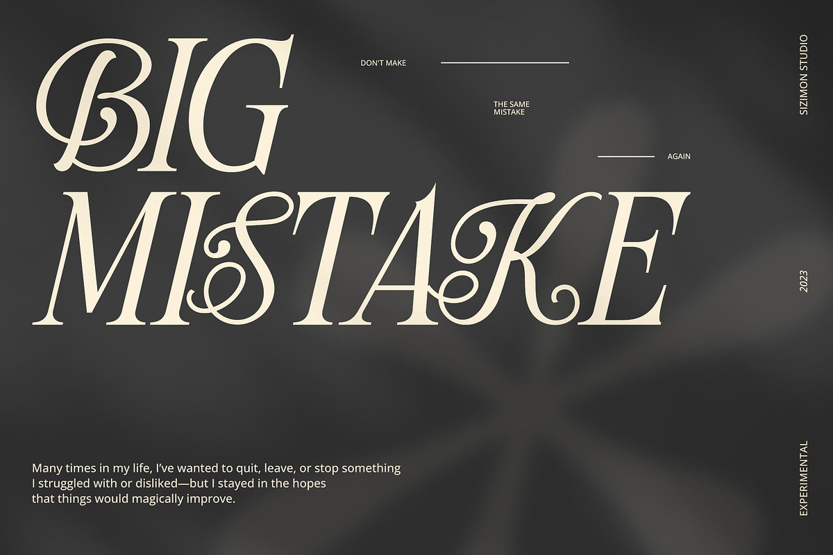 Relationship of Melodrame, a Serif Font by sizimon (Photo 12 of 12)