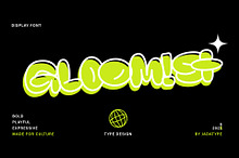 Gloomist - Bold Bubble Display Font