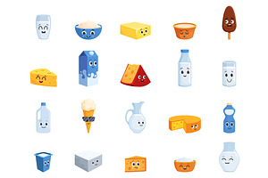 Cute diary characters. Funny cartoon, a Food Illustration by Valerie Bodnar