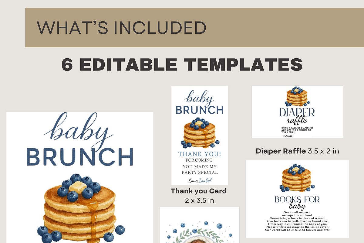 Baby Brunch Baby Shower Invitation, an Invitation Template by Shinehoon (Photo 4 of 9)
