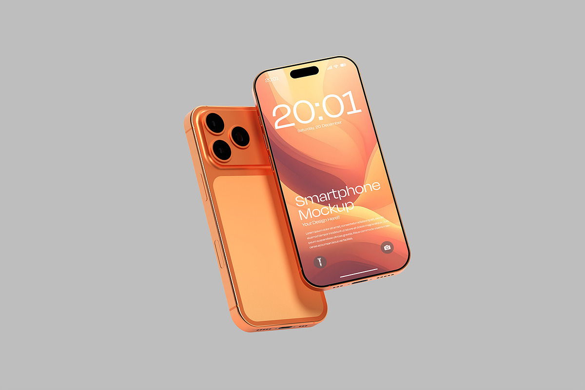iPhone 17 Pro Max Mockup, an iPhone Mockup by mahremdesign (Photo 4 of 6)