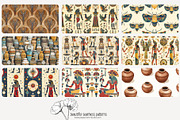 70 Ancient Egypt seamless pattern, a Pattern Graphic by Poppy Lane Studio (Thumbnail 4 of 10)