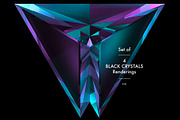 Black crystals, a Background Graphic by helloSG (Thumbnail 3 of 3)
