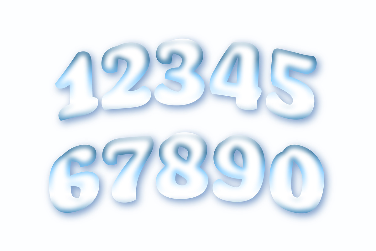 Gradient Soft Bubble Text Effect preview 2