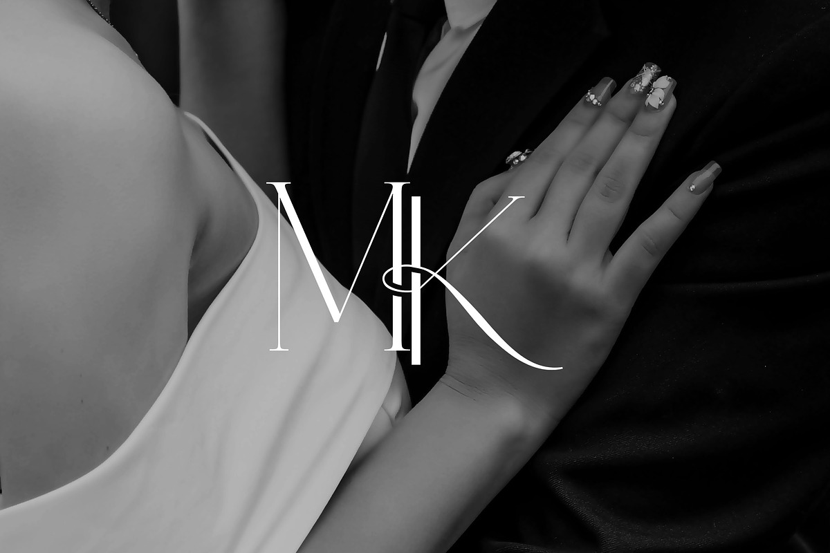 MK monogram, a Branding & Logo Template by LINKED LETTERS STUDIO (Photo 2 of 3)