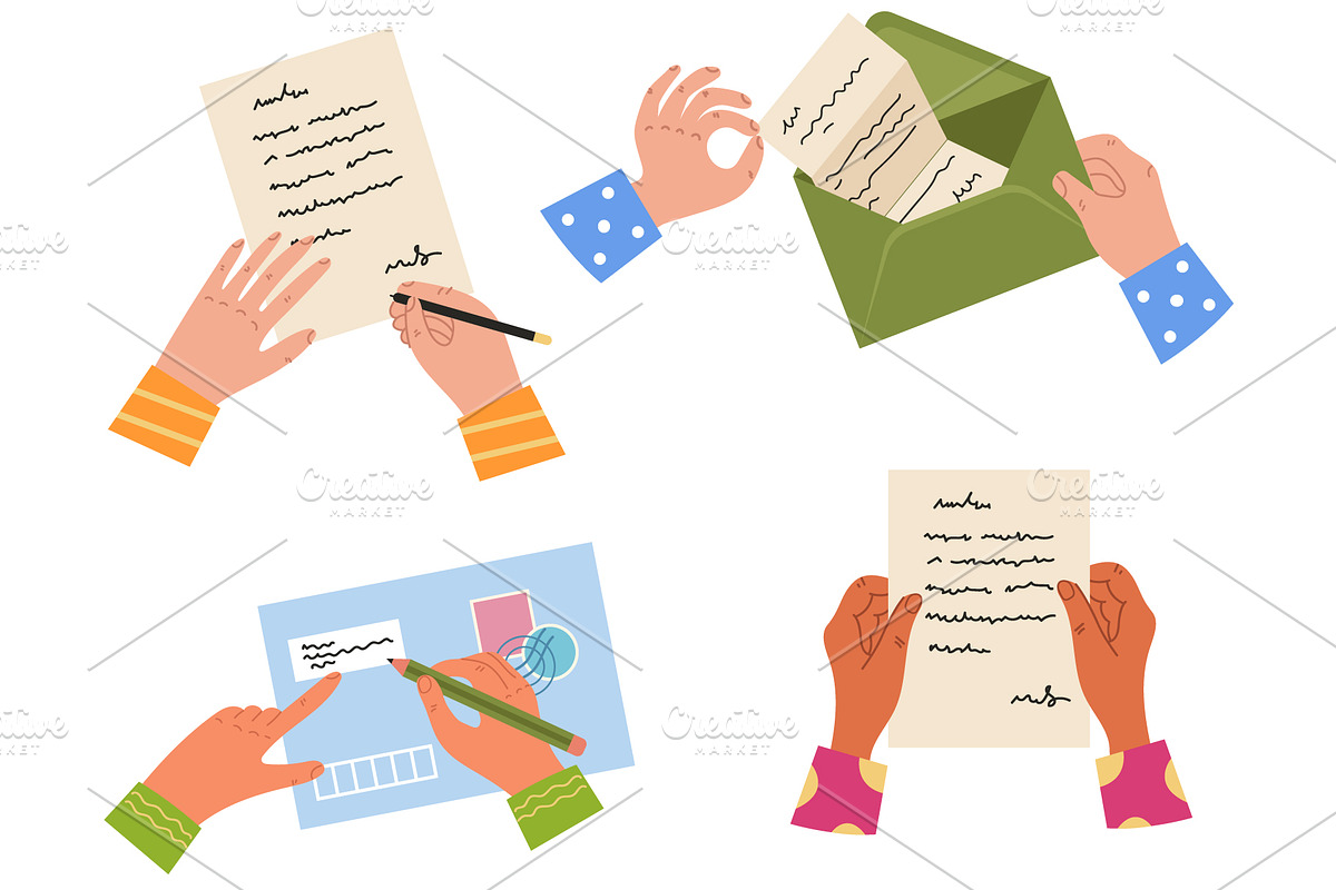 Envelope message concept, a Person Illustration by PrettyVectors