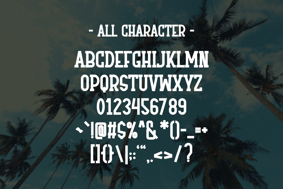 Vintage Summer - Condenses Slab, a Slab Serif Font by Pian45 Studio (Photo 8 of 8)