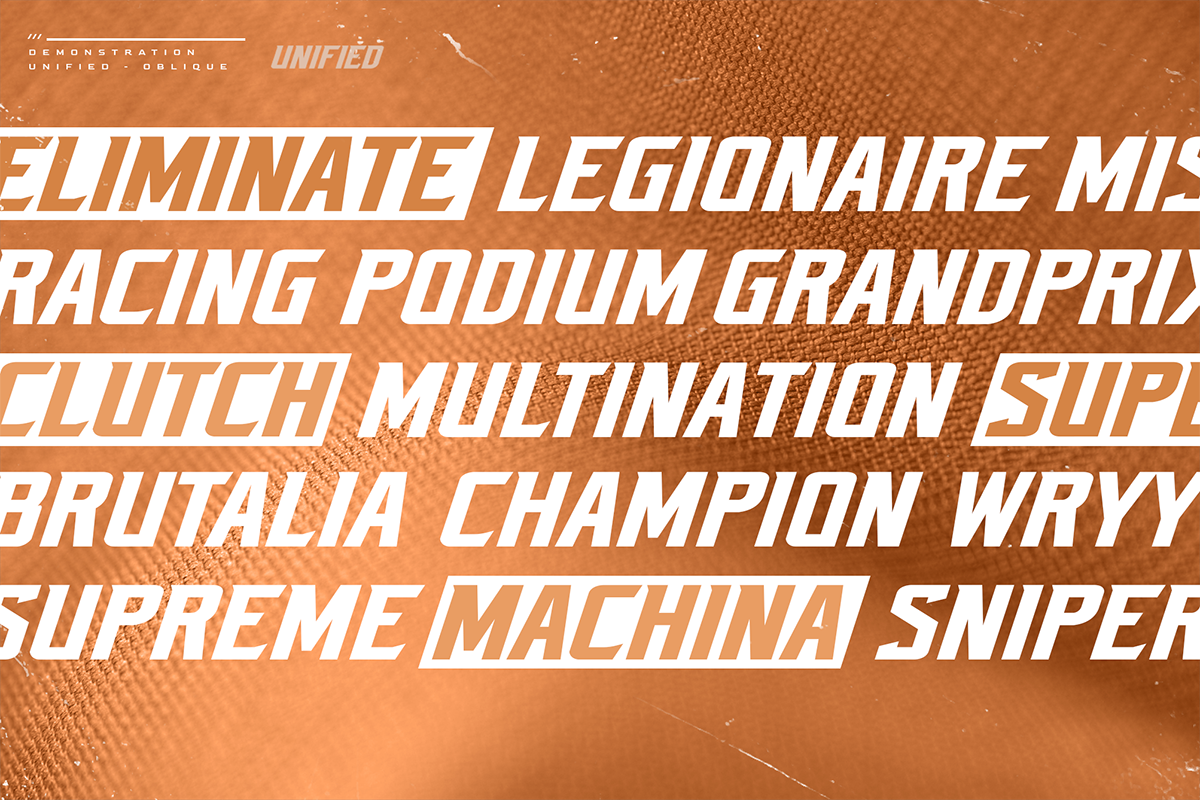AZN Unified, a Font by AthayaDZN (Photo 5 of 11)