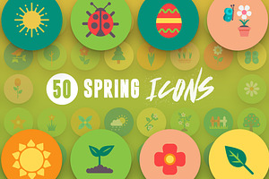 50 Spring Icons